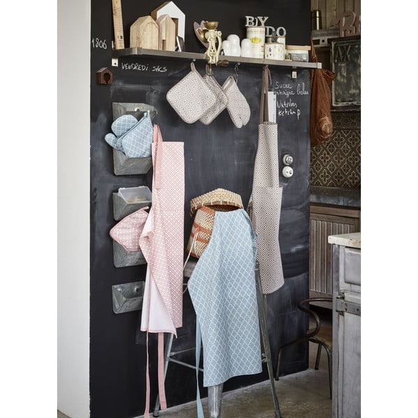 Svjetloplava pamučna pregača Tiseco Home Studio Arabesk-image-1