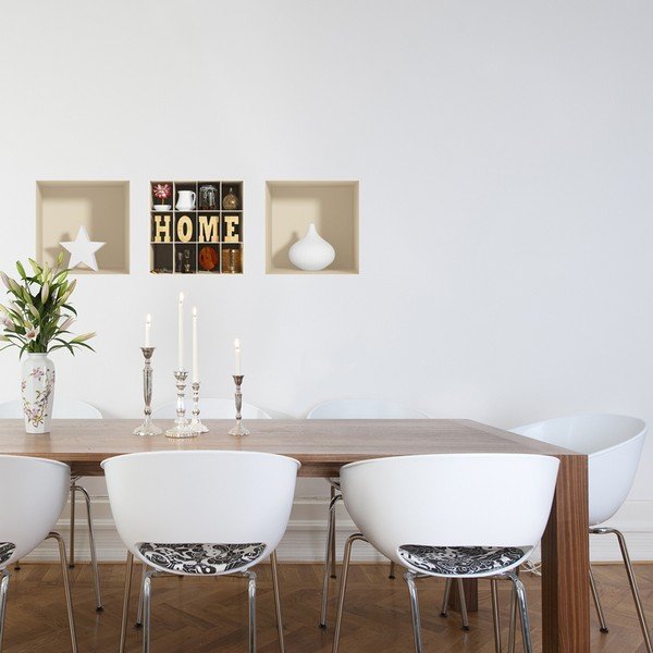 Set od 3 naljepnice s 3D efektom Ambiance Home-image-1