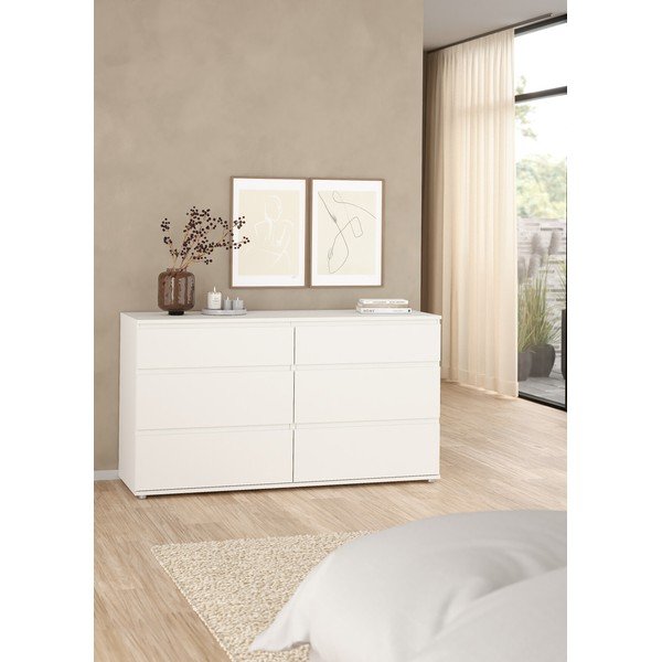 Bijela niska komoda 153x84 cm Nova – Tvilum-image-1