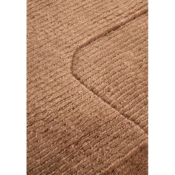 Smeđi ručno rađen vuneni tepih 120x170 cm Charlotte – Villeroy&Boch-image-4