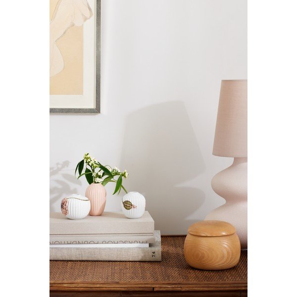 Set od 3 minijaturne porculanske vaze Kähler Design Hammershøi Poppy-image-1
