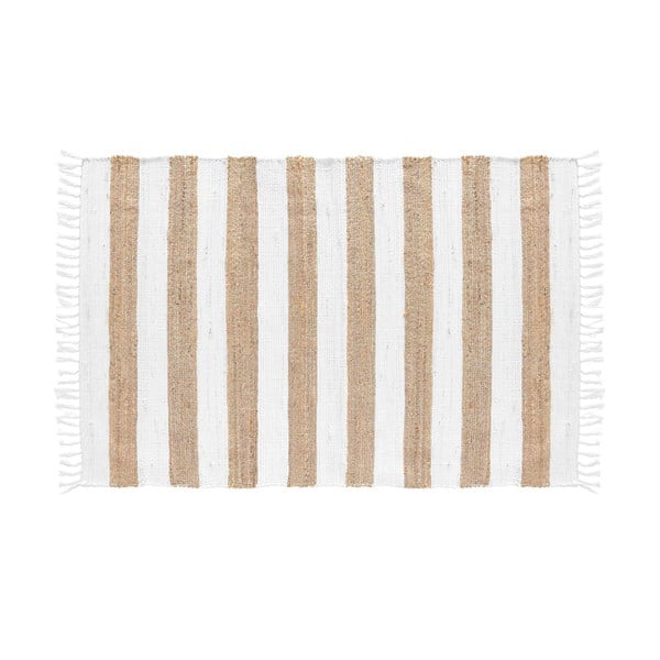 Bijeli/u prirodnoj boji tepih 50x80 cm Sagane – douceur d'intérieur-image-3