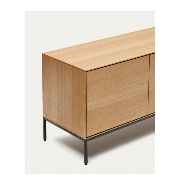 TV komoda u dekoru hrasta u prirodnoj boji 195x55 cm Vedrana – Kave Home-image-3