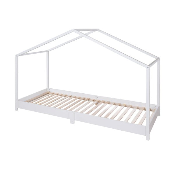 Bijeli dječji krevet u obliku kućice 90x200 cm Montessori – Roba