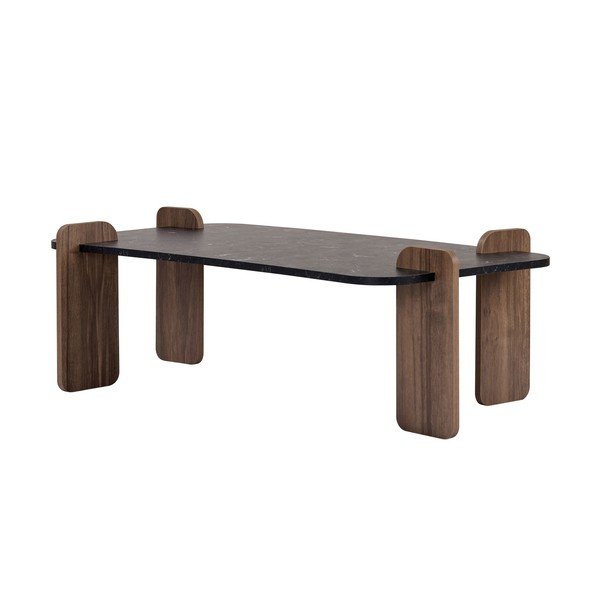 Crni stolić za kavu 60x120 cm Renard – Nordure