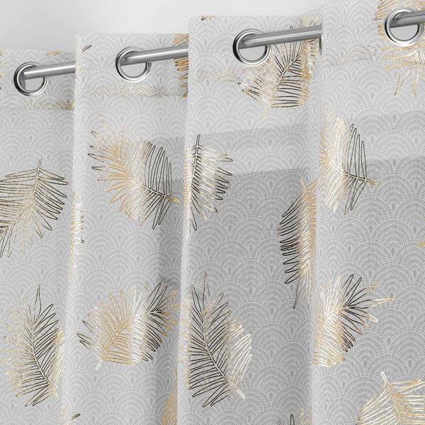 Bež/u zlatnoj boji prozirna zavjesa 140x280 cm Sunny – douceur d'intérieur-image-1