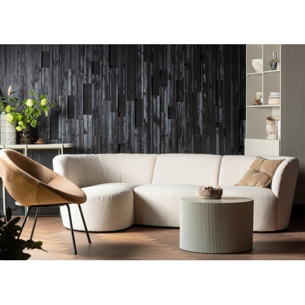 Bež okrugli stolić za kavu ø 60 cm Sanne – WOOOD-image-1