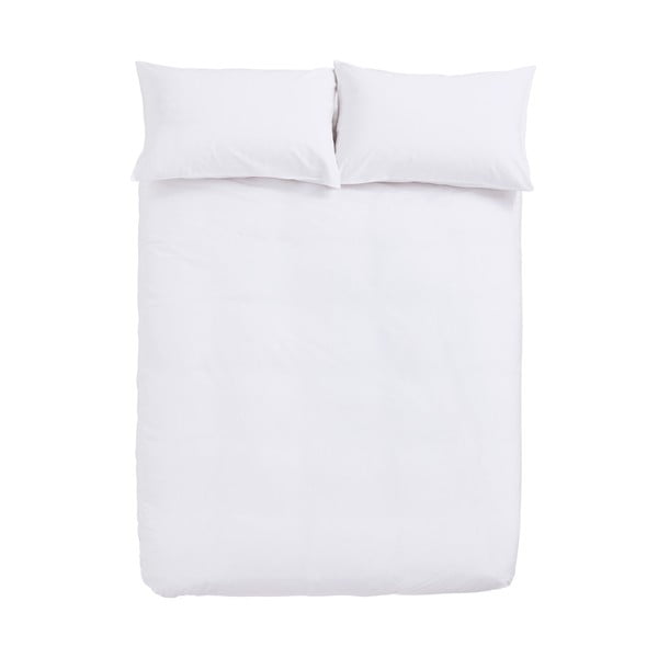 Bijela pamučna posteljina za bračni krevet 200x200 cm – Bianca