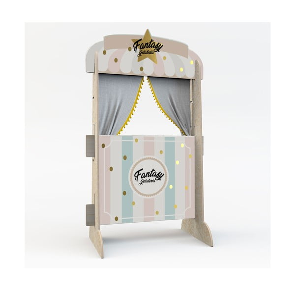 Zidni ukrasni stalak za knjige Dekornik Stalak za sladoled-image-1