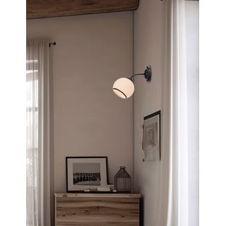 Crno-bijela zidna lampa Marinen – Candellux Lighting