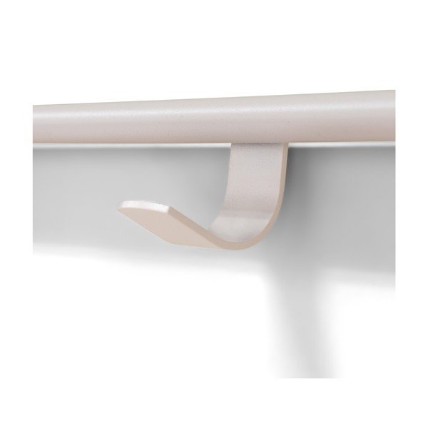 Smeđe-siva željezna zidna vješalica s policom 60 cm Rex – Spinder Design-image-4