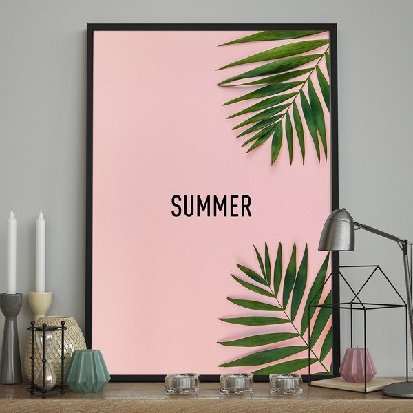 Zidni plakat u okviru ROZ/LJETO, 70 x 100 cm-image-1