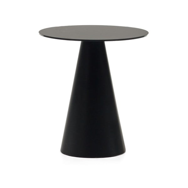 Okrugli pomoćni stol sa staklenom pločom stola ø 50 cm Wilshire – Kave Home