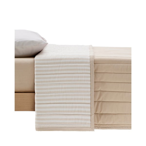 Bež prošiven prekrivač od organskog pamuka 180x240 cm Sini – Kave Home