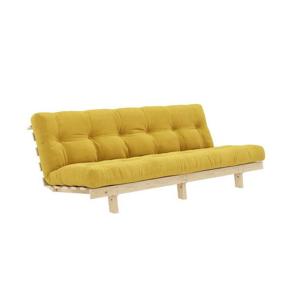 Žuta  sofa od samta 200 cm Lean – Karup Design-image-3