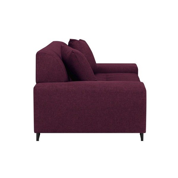 Ljubičasta sofa s nogicama u crnoj boji Cosmopolitan Design Orlando, 220 cm-image-3