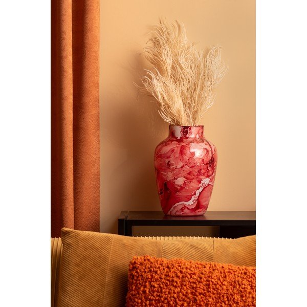 Svijetlo crvena staklena vaza Blended  – PT LIVING-image-1