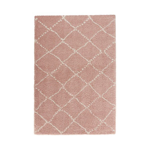 Ružičasti tepih Mint Rugs Allure Ronno Rose Creme, 120 x 170 cm