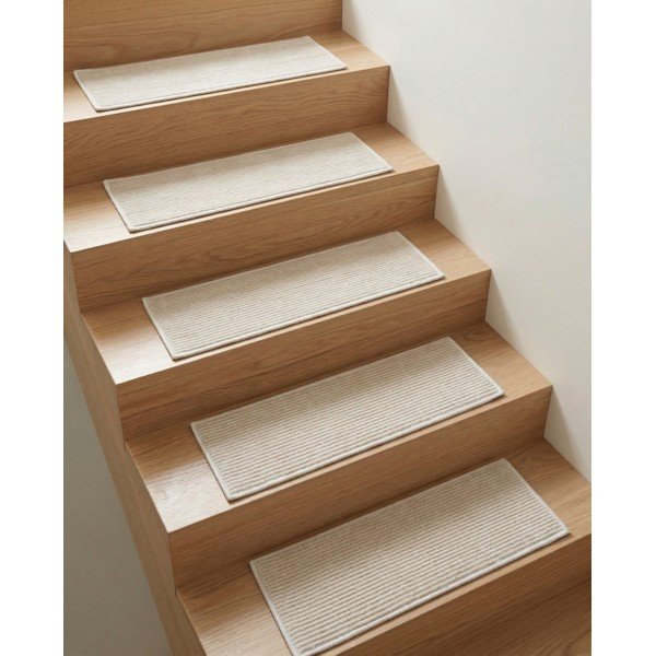 Bež set tepiha za stepenice 16 kom 25x65 cm Silio – Vitaus-image-1