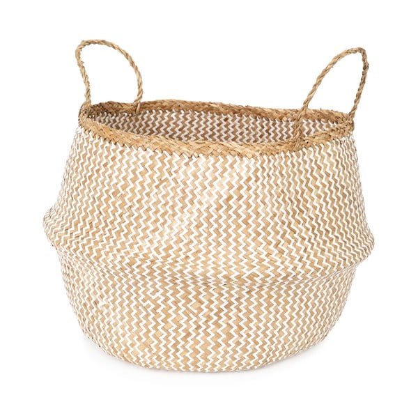 Svijetla košara za pohranu od morske trave Compactor Zic Zac, ⌀ 45 cm-image-4