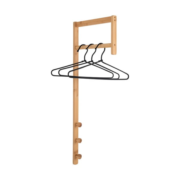 Od bambusa zidna vješalica u prirodnoj boji Trento – House Nordic-image-1