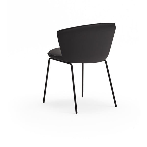 Crne podstavljene blagovaonske stolice u setu 2 kom Add – Teulat-image-4