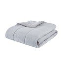 Svijetlo sivi prošiven prekrivač od mikropliša za bračni krevet 200x220 cm Cosy Cord – Catherine Lansfield