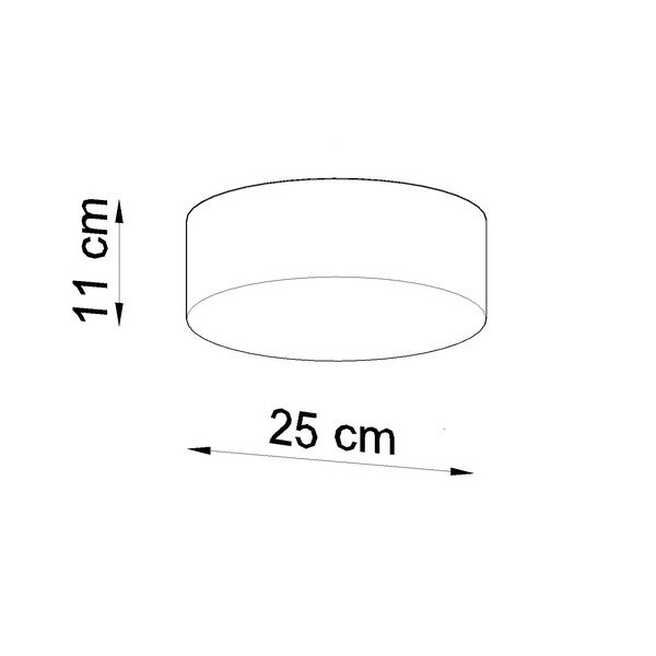 Siva stropna lampa Sollux Atis-image-4