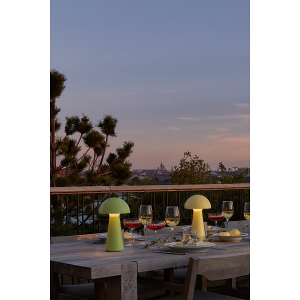 Zelena LED stolna lampa s daljinskim upravljačem (visina 28 cm) Sam – Sirius-image-3