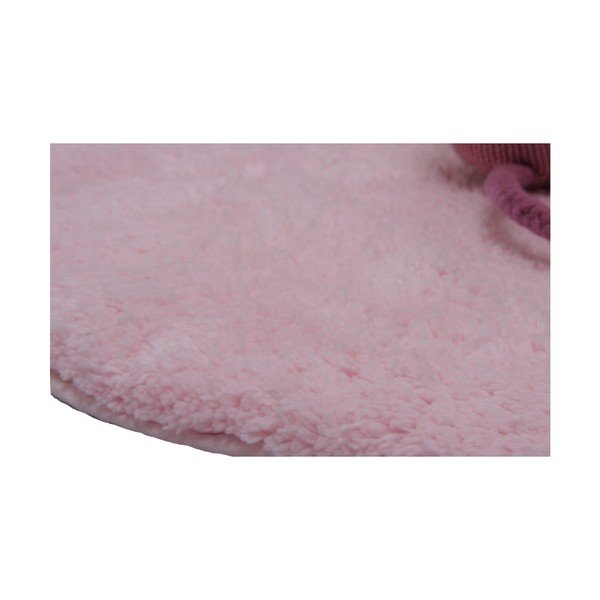 Dječji ružičasti tepih, ručni rad Nattiot Little Bear, 80 x 100 cm-image-1