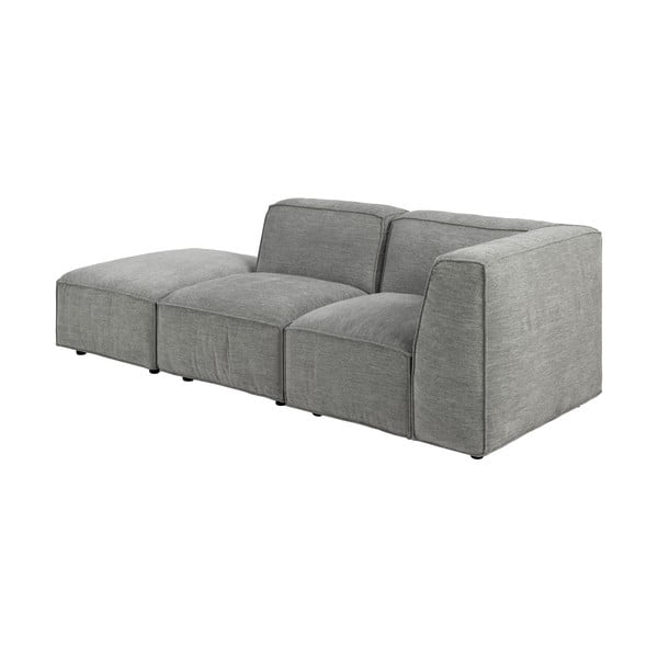 Svijetlosiva modularna ležaljka Bonami SelectionFairfield, lijevi kut-image-4