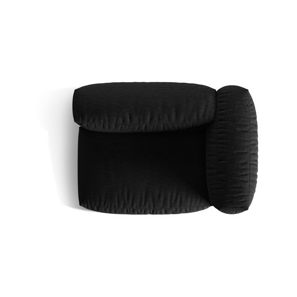 Crna modularna sjedeća garnitura (s desnim kutom) Martina – Micadoni Home-image-4