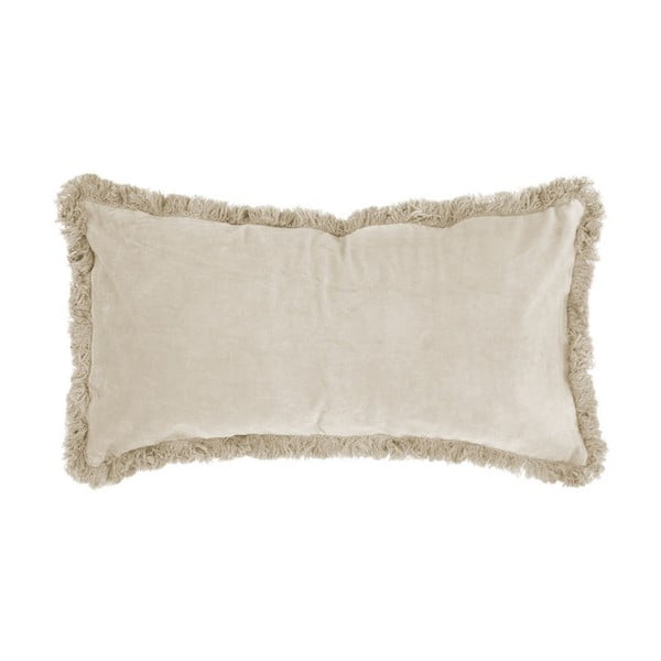 Kremasto bijeli jastuk sa baršunastom površinom PT LIVING, 60 x 30 cm