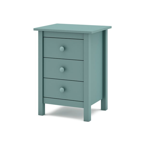 Petrolej zeleni dječji noćni ormarić od masivnog bora Max – Marckeric-image-3