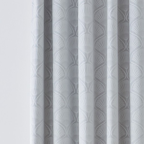 Sive zavjese u setu od 2 kom 229x168 cm Art Deco Pearl - Catherine Lansfield-image-1