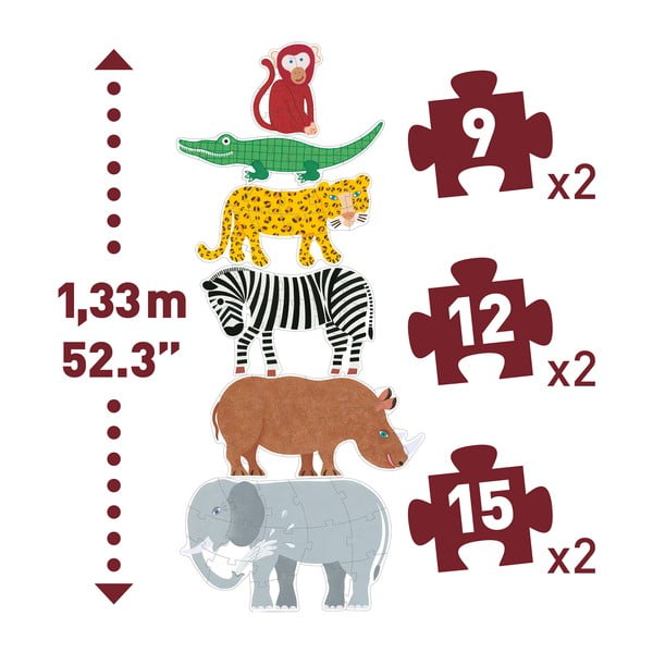 Dječja slagalica Djeco Giga Jungle-image-2