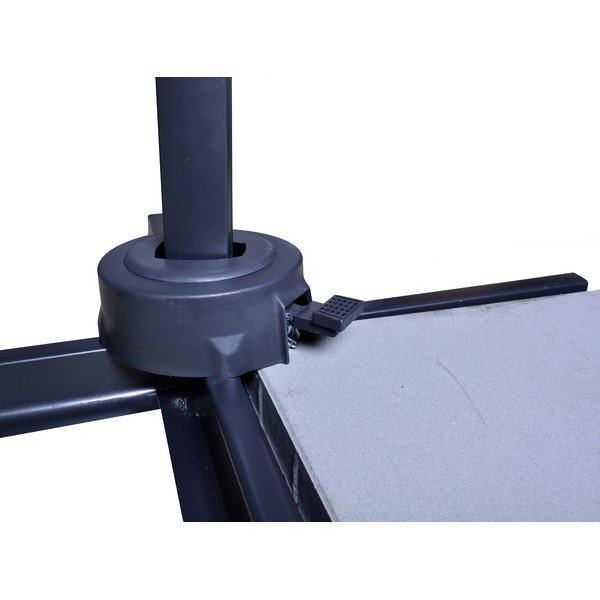 Sivi suncobran 270x270 cm Cantielver - Rojaplast-image-2