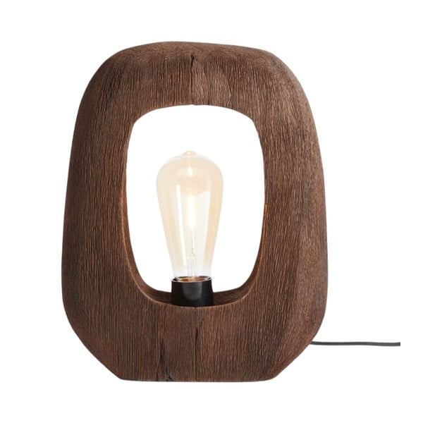 Smeđa stolna lampa (visina 30 cm) Kelafo – Light & Living