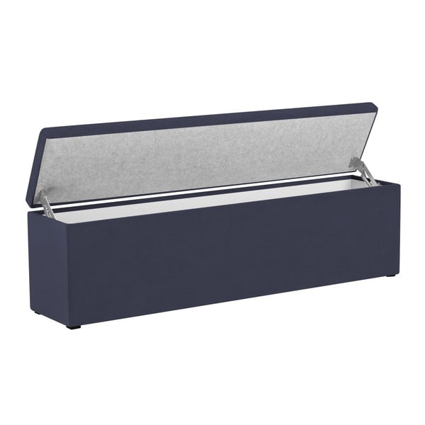 Tamnoplavi otoman Mazzini Sofas Ancona, 160 x 47 cm-image-4