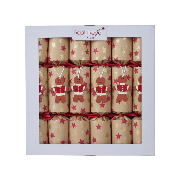 Božićni praskavci u setu od 6 kom Gingerbread - Robin Reed