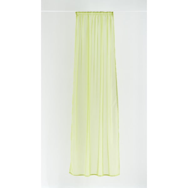 Žuta /zelena prozirna zavjesa 140x245 cm Voile – Mendola Fabrics