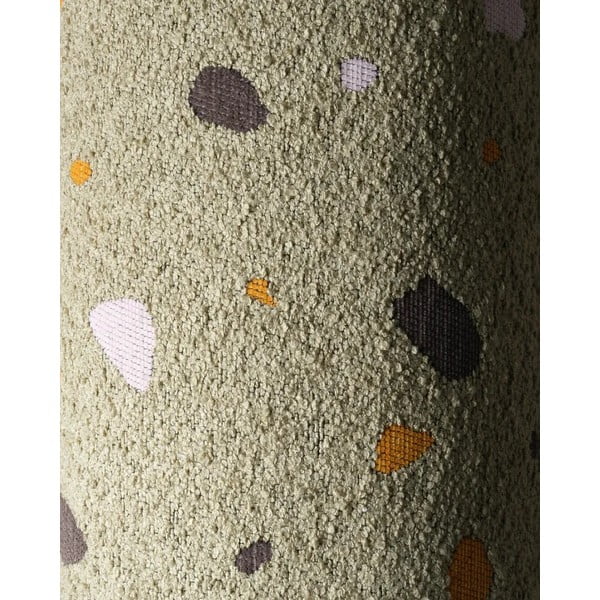 Zeleni dječji jastuk za sjedenje od bouclé tkanine/od šenila Terrazzo Bolster – Wigiwama-image-1