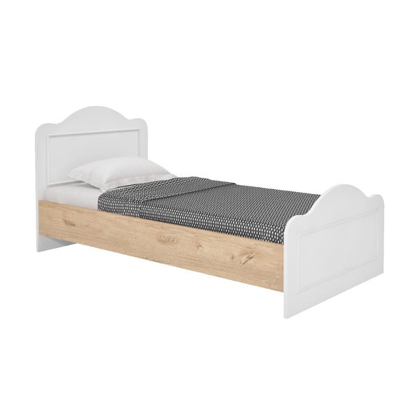Bijeli/u prirodnoj boji krevet 90x190 cm Alessa – Kalune Design