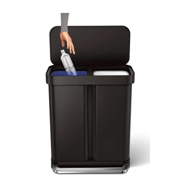 Željezna kanta za smeće za odvojeni otpad/s pedalom 58 l – simplehuman-image-3