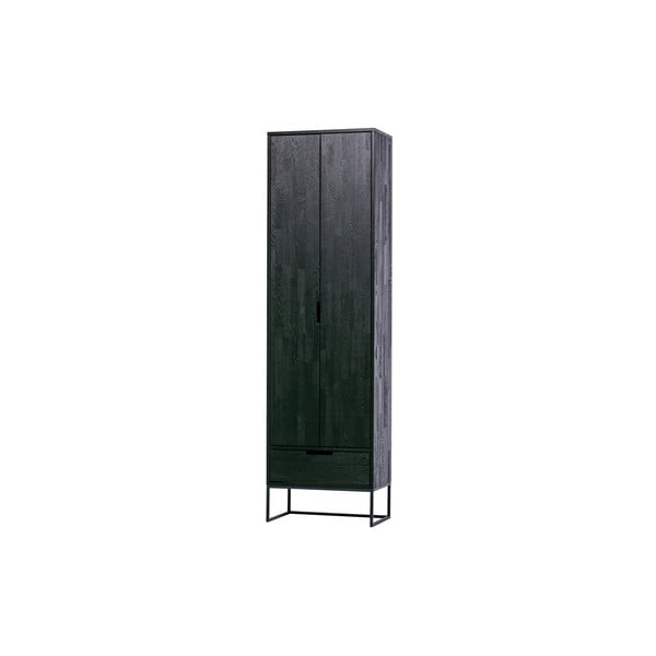Crni ormar od čvrste jeseni 60x210 cm Silas – WOOOD-image-3