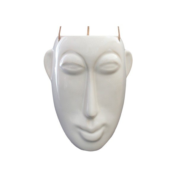 Bijela viseća tegla PT LIVING Mask, visina 22,3 cm