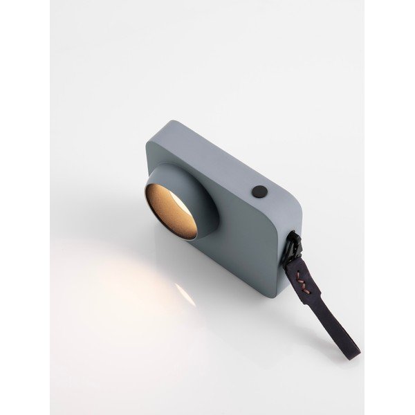 Prljavo plava metalna LED stolna lampa s mogućnosti zatamnjivanja (visina 11 cm) Kedros – Nova Luce-image-4