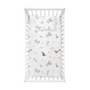 Bijela dječja posteljina za dječji krevetić od renforce pamuka 100x150 cm Dinozor – Mijolnir