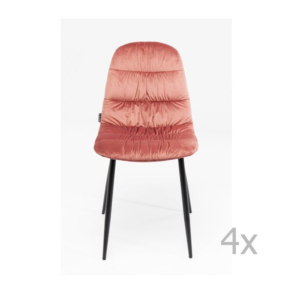 Set od 4 blagovaonske stolice sa čeličnom konstrukcijom Kare Design Berry