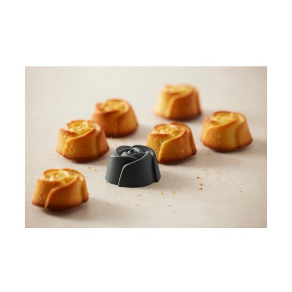 Silikonski kalupi za pečenje u setu 6 kom za muffine ø 7 cm Rose – Blomsterbergs-image-3